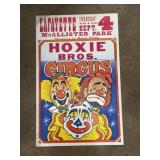 Hoxie Bros. Circus Lafayette vintage 18x22'