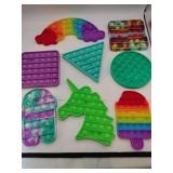 8 different shapes poppits