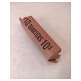 Roll of quarters mixed year