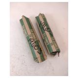 2 Rolls of dimes 1960s