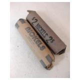 2 rolls of nickels