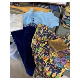 Beautiful blue dress size 53, kitchen apron,