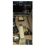 Folding measuring sticks tape measures and levels