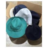 Various felt vintage ladies hats