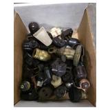 Vintage light fixtures and bulbs