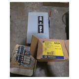GE 30 amp Breaker Box, Molded case switch and