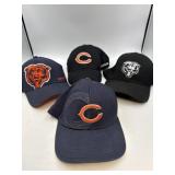 Lot of 4 Bears Hats
