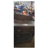 Wooden 3 drawer wash stand chest