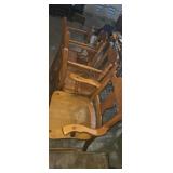 5 matching wooden Whitney dinning chairs