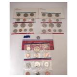 1980 ,1981 ,1987 uncirculated coin sets