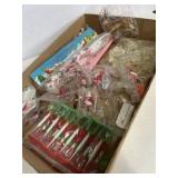 Vintage Christmas cake toppers and more