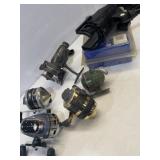 2 Atwood fishing rod holders, and five fishing