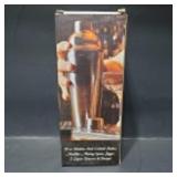 New stainless steel cocktail shaker set 24 oz