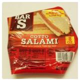 8- 8oz packages of bar s cotto salami