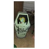Motion sensor Halloween coffen decoration