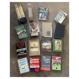 Old fiction, nonfiction, music, war, etc. books,