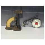 Cooper thermometer & antique Superior Postal