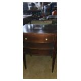 Small wooden night stand with 1 drawer 19x14x27