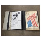 Old art portfolio 19x23' includes various local