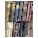 Antique poetry soft and hardcover books