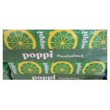 Case of 24 poppi lemon lime prebiotic soda