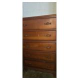 Traditional tall boy chest of drawers 5 drawer