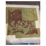24x24' silk screen with Pablo Picasso piece in