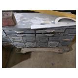 Parts bin full with cart , heavy bring help