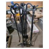 Wrought Iron Fireplace Set
