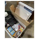 Office supplies, including Casio printing