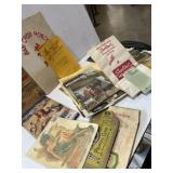 Advertising items, maps, catalogues, mermaid iron