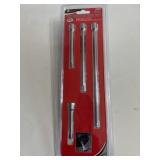 4 pc 1/4 in Extension bar set