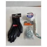 Fishing gloves,7 snap stringer,25 lb test