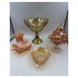 Lot of Carnival Glass