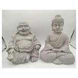 2 Buddha garden statues. 8.5'