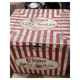 Crispo Lily Sodas sawyer biscuit Company tin full