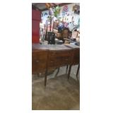 Kroehler wooden aged buffet 61x20x36in
