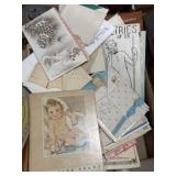Old greeting cards, handwritten letters, and the