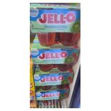 Case of 6- 4ct zero sugar strawberry kiwi jello