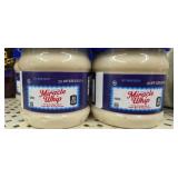 Flat of 12- 8oz containers of miracle whip