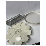 Two Lazy Susanï¿½s and a magic touch aluminum ice