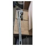 Rigid model 824 aluminum 24in pipe wrench