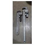 24in aluminum Schick pipe wrench and super ego
