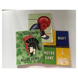1957 Notre Dame football programs vs. SoCo & vs.