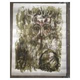 Limited edition (21/60) artwork, unframed, signed