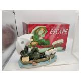 Fisherman's escape collection porcelain figurine