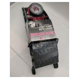 Foot pump with gauge