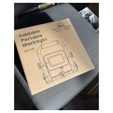 Red rock lighting, foldable, portable work light