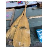 2 feather brand canoe paddles 54 inches