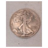1942 walking liberty half dollar